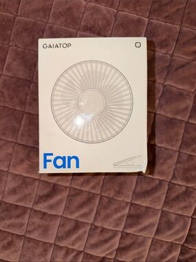 White Clip Desk Fan - Portable Personal Fan